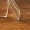 Caixa Transparente Plástico Acrílico Quadrada com Tampa e Base para Guardar Doces, Miniaturas e Embalagem para Exibição de Presentes