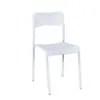Silla de Plástico para Hogar de Estudiantes, Silla de Comedor, Taburete para Adultos, Silla de Oficina, Silla Simple con Respaldo, Silla Cómoda para Computadora, Taburete de Entrenamiento