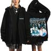 Ropa de Stray Kids Rockstar Singer Sudadera con Capucha Estampada Harajuku Holgada con Cremallera Sudadera al por Mayor