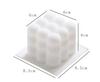 Molde de Silicona Cubo de 6 Enlaces Molde Creativo Bola Mágica de 15 Enlaces Molde para Pastel Mousse Vela de Aromaterapia Jabón DIY en Stock Postre