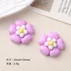 Acessórios de resina diy de desenho animado acessórios amor pétala cola de creme grampo de cabelo feito à mão capa de celular fivela de sapato acessórios lote