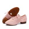 Zapatillas de Ballet con Cordones de Encaje Tejido Volador Latino para Mujer Adulta Profesor de Yoga para el Cuerpo Zapatos de Baile con Raíz Jazz Danza Moderna