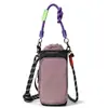 Bolsa para botella de agua de senderismo al aire libre, bolso de hombro pequeño ligero estilo dopamina, bolsa portátil para botella de agua para uso al aire libre, bolso de hombro para teléfono de senderismo