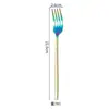 Juego de Cubiertos de Acero Inoxidable Transfronterizo, Cuchillo para Filete Estilo Occidental de Hotel, Tenedor, Cuchara, Cuchara de Postre, Juego de Regalo de Cuatro Piezas