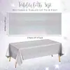 Toalha de Mesa Amazon Flash Star Prata Holográfica a Laser Transfronteiriça Descartável Brilhante para Festa com Estrelas Flash