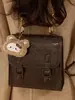 Mochila de Viagem Retro Estilo Britânico para Mulheres Inverno 2025 Nova de Aparência Elegante Simples Casual para Passeio