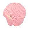 Gorro de Inverno Baotou Masculino e Feminino Proteção Auricular Forrado Lã Gorro à Prova de Vento para Montaria Exterior Quente Elástico Gorro de Tricô para Esqui