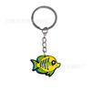 Chaveiro Peixe-palhaço Desenho Animado Pvc Borracha Macia Chaveiro 3D Criativo Pequeno Presente Lembrança Chaveiro de Carro
