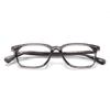 Marco de Gafas de Acetato Shenzhen Mismo Estilo que Boss Varilla Metálica Marco Cuadrado Delgado Gafas de Moda Marco de Gafas de Plástico Dorado Ultraligero