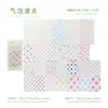 Poema de Açúcar Bolinhas Laboratório Material Não Adesivo Papel Básico Versátil Papel Base para Diário e Decoração DIY