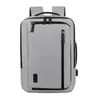 Mochila Casual Multifuncional Transfronteiriça Expansível de Duas Alças Grande Capacidade para Laptop Mochila de Viagem Masculina