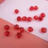 Cristal Artificial Degradado Calabaza Transparente Colorido Abalorios Joyería Pulsera Collar Aretes DIY Accesorios Hechos a Mano Cuentas Sueltas