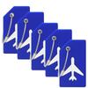 Etiqueta de equipaje de silicona en stock de Amazon, etiqueta de equipaje con cordón de PVC, etiqueta de equipaje con pegamento flexible, etiqueta de caja de envío, etiqueta de avión de gran venta