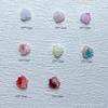 Net Red Ice transparente florescendo Sansheng rosa unhas jóias atacado doce orelha pregos acessórios luminosas decorações de unhas