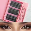Pestañas postizas transfronterizas más vendidas de Amazon en Europa y América: gruesas, rizadas, efecto de ojos grandes, DIY para looks asiáticos y de raza mixta
