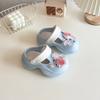 Zapatos Croc para Niñas 2026 Verano Nuevas Chanclas Elegantes con Puntera Cubierta de Perlas para Niños, Sandalias de Playa con Estilo para Niños Mayores