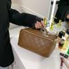 Organizador PU bolsa de maquillaje almohada para mujer de gran capacidad portátil bolsa de almacenamiento de cosméticos viaje bolsa de aseo una generación de cabello