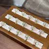 Cristal Blanco Natural Abalorios Barril para Cintura Incrustados con Cuentas Cuentas Separadoras Pulsera de Cuentas Sueltas Accesorios para Pulseras Diy72