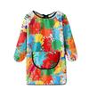 Bata de Graffiti para Niños Impermeable y Resistente a las Manchas Estudio Pintura al Óleo Vestido al Revés Guardería Delantal para Comer Impresión Gratuita Protección