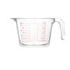 Vaso medidor de vidrio con escala engrosado calentamiento para horno microondas resistente a altas temperaturas gran capacidad medidor de ml vaso medidor para hornear
