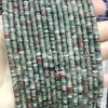 1*4MM cuentas cuentas verde este ling verde dorado espaciadores cuentas de rueda accesorios para joyería diy junta de pulsera cuentas planas de jade