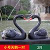 Escultura de Cisne Flutuante Simulado para Exterior Vila Pátio Jardim Parque Lagoa Piscina Paisagem de Jardim Ornamentos Decorativos