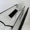 Bolsa de Arame Transparente Portátil de PVC para Guardar Cobertores, Colchas de Seda, Cobertores de Ar Condicionado, Tapetes, Sacolas de Arame Transparente no Atacado