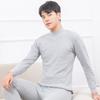 Conjunto de Roupas de Outono Kangji Bird para Homens, Roupa Íntima Térmica 100% Algodão para Meia-Idade e Idosos, Camada Base de Inverno