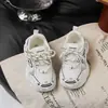 Zapatillas Transpirables para Correr para Niños Zapatillas Deportivas con Hebilla Giratoria Absorción de Impactos Ligeras Estilo Deportivo para Niños Grandes