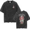 Camiseta Lavada Retro de Metal de la Banda Bad Omens 2025 a