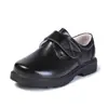 Nuevos zapatos de piel para niño de primavera y otoño 2021, piel de vaca negra, zapatos infantiles para actuación escolar de alumnos de 3 a 16 años
