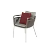 Mesa e Cadeiras para Varanda de Vila ao Ar Livre Mesa de Ardósia para Jardim e Pátio Cadeiras de Rattan Combinação Mesa e Cadeiras para Café ao Ar Livre