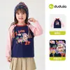 10% de desconto para 1 itemCamiseta de Manga Longa para Meninas Dudu House Algodão Puro Menina Camada Base Outono Top de Bebê Roupa de Primavera e Outono