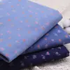 Tejido de Mezclilla Lavada de Fibra de Bambú con Estampado Floral Pequeño para Ropa, Vestidos, Pantalones, Faldas, Materiales para Zapatos y Materiales para Bolsos