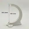 Soporte para Canalón de PVC, Canaleta de Alero para Agua de Lluvia, Soporte de Canaleta de Alero de Plástico de 110, Canaleta de Retención de Agua Semicircular, Bajante, Drenaje de Tejado