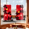 2026 Año del Caballo Decoración de Personaje de Bendición Atmósfera Festival de Primavera Pegatinas Estáticas Nuevas Calcomanías para Ventana Calcomanías de Ventana del Año del Caballo Pegatinas de Vidrio Año Nuevo