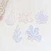 Viento fresco y elegante color mágico narciso acrílico plano con agujero diy Joyería hecha a mano pendientes accesorios material