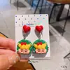 Diadema Pequeña de Princesa de Dibujos Animados Accesorios para el Cabello de Niños Goma Elástica para el Cabello que No Daña el Cabello Pasador de Pelo Adorno de Cabeza de Frutas Lindas para Niña Navidad