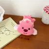 Tiktok mismo estilo Pinza de pelo de Castor Pequeño otoño e invierno felpa princesa caricatura loppy pinza para el pelo anillo para el pelo de niña estudiante clip BB
