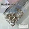 Rhinestones Redondos Pequeños de Fondo Plano para Uñas, Rhinestones Transparentes Blancos y de Colores de Fondo Plano, Rhinestones Mixtos de Vidrio, Decoraciones Brillantes para Uñas al por Mayor