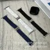Design de Cintura Fina Pulseira de Relógio com Tinta Salpicada e Três Contas Adequada para Apple 11, Samsung Watch 8, Huawei Fit 5, Xiaomi e Pulseiras Xiaotiancai