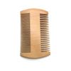 Punto de fábrica rejilla sándalo madera de peral peine para barba madera de durazno peine forma peine set peine doble peine para barba