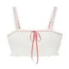 Venta al por mayor de Ropa para Mujer Transfronteriza Primavera 2026 Nuevo Estilo Europeo y Americano Conjunto de Minifalda con Tirantes y Adorno de Encaje con Corbata