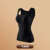Capa Base Caliente Original sin Mangas, Sin Costuras que Retiene el Calor, Sensación de Piel Desnuda 7A Antibacteriana, No Necesita Sujetador, Ropa Interior Caliente de Capa Base