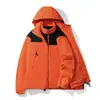 Ropa de Estilo Montaña para Exteriores Arremetida Ropa para Mujer Otoño e Invierno Marca de Moda Chaqueta Impermeable a Prueba de Viento Desmontable Ropa de Montañismo para Hombre Pájaro