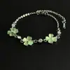 Qingye Xingyuan~Pulsera de Flores Estilo Coreano, Estilo Moderno y Dulce, Pulsera Exquisita, Lujo Ligero, Sensación de Alta Gama, Joyería Elegante para Manos de Mujer