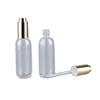 Frasco gotero transparente de 15 ml para esencia, Frasco de vidrio para aceite esencial para el cuidado de la piel, Stock listo, Portátil, Frasco apto para viajes