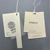 Etiqueta de Ropa de Papel Especial de PVC Personalización Etiqueta en Relieve Cóncava y Convexa Fábrica de Etiquetas de Ropa Personalizadas Personalización de Etiqueta Colgante