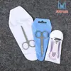Tesoura de Unha Personalizada, Aparador de Sobrancelha, Tesoura de Arte, Bolsa de Embalagem em PVC, Joia Plástica Transparente, Bolsa com Zíper de PVC