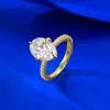 Mujing 2025 Nuevo Modelo Anillo Ovalado de Plata S925 8*11mm Clásico Versátil Huevo de Paloma Moda para Viajar en Transporte Público Transmisión en Vivo